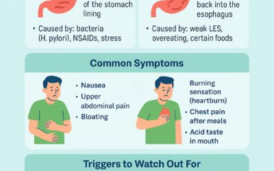 Gastric vs GERD