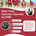 START YOUR SUCCESS JOURNEY AT UTM